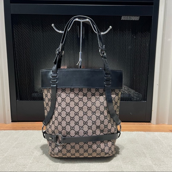 Authentic Vintage Gucci Monogram Tote - Picture 3 of 15